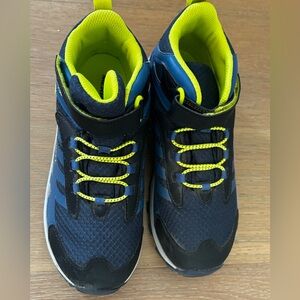 Merrell Kids Hiking Sneakers in Blue with Neon Accents